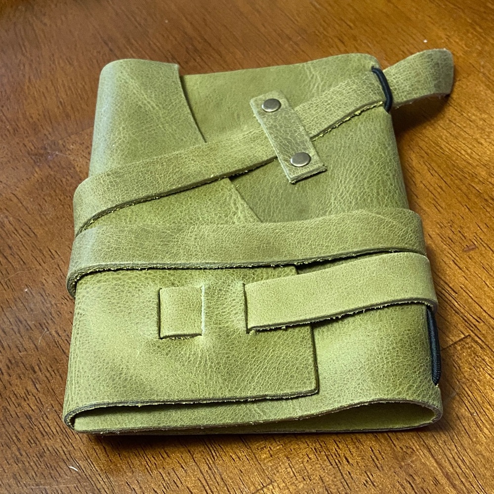Portland leather wrap journal